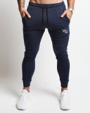 Men's Solid Color Letter Printed Fashion Casual Pants M-2XL