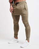 Men's Solid Color Letter Printed Fashion Casual Pants M-2XL