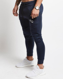 Men's Solid Color Letter Printed Fashion Casual Pants M-2XL
