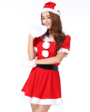 Lady Christmas Sling Performance Uniforms Costumes