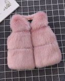 Kids Fall & Winter Imitation Fur Short Vest Coat