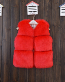 Kids Fall & Winter Imitation Fur Short Vest Coat