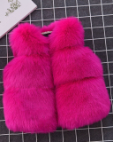 Kids Fall & Winter Imitation Fur Short Vest Coat