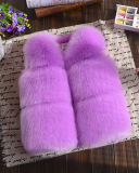 Kids Fall & Winter Imitation Fur Short Vest Coat