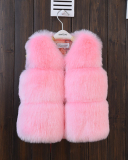 Kids Fall & Winter Imitation Fur Short Vest Coat