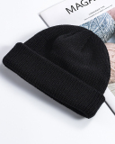 Melon Fur Hat Woolen Cap Student Fashion Flip Cap One Size