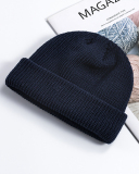 Melon Fur Hat Woolen Cap Student Fashion Flip Cap One Size