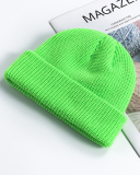Melon Fur Hat Woolen Cap Student Fashion Flip Cap One Size