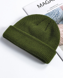 Melon Fur Hat Woolen Cap Student Fashion Flip Cap One Size