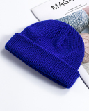Melon Fur Hat Woolen Cap Student Fashion Flip Cap One Size