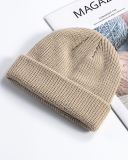 Melon Fur Hat Woolen Cap Student Fashion Flip Cap One Size