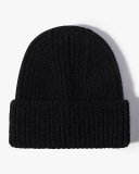 Thick Warm Knitted Hat Casual Fashion Solid Color Woolen Hat One Size