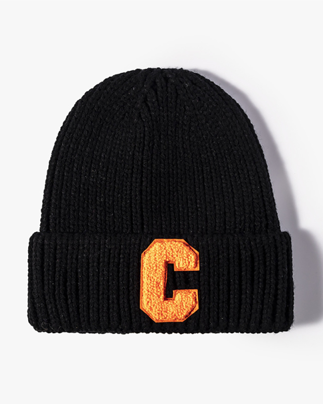 Girls Casual Outdoor Warm Woolen Hat Blue Black Red Blue Yellow One Size