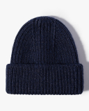 Thick Warm Knitted Hat Casual Fashion Solid Color Woolen Hat One Size