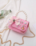 Children's Shoulder Fashion Western Princess Little Girl Cute Baby Coin Purse Bag Messenger Bag