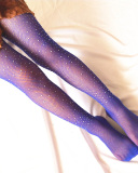 Hot Rhinestone Fishnet Socks Fashion Rhinestone Socks Hollow Socks
