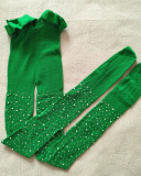 Hot Rhinestone Fishnet Socks Fashion Rhinestone Socks Hollow Socks