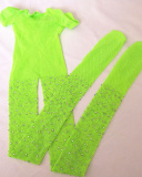 Hot Rhinestone Fishnet Socks Fashion Rhinestone Socks Hollow Socks