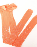 Hot Rhinestone Fishnet Socks Fashion Rhinestone Socks Hollow Socks