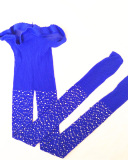 Hot Rhinestone Fishnet Socks Fashion Rhinestone Socks Hollow Socks