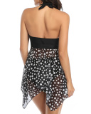 Ladies Fashion New Mesh Skirt Split Bikini Swimsuit S-2XL