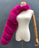Hot Sale Fashion Fur Winter Tops White Yellow Green Black Pink Green