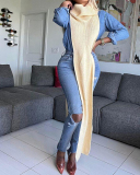 Sexy Sleeveless High Neck Two Side Hollow Out Fashion Casual Dresses Club Wear Red Gray Green Apricot Blue Orange One Size