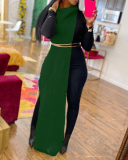 Sexy Sleeveless High Neck Two Side Hollow Out Fashion Casual Dresses Club Wear Red Gray Green Apricot Blue Orange One Size