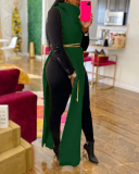 Sexy Sleeveless High Neck Two Side Hollow Out Fashion Casual Dresses Club Wear Red Gray Green Apricot Blue Orange One Size