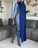 Sexy Sleeveless High Neck Two Side Hollow Out Fashion Casual Dresses Club Wear Red Gray Green Apricot Blue Orange One Size