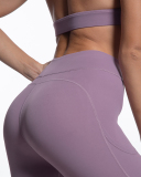 Ladies Fashion New Style Nude Fitness Bra Low Waist Sports Pants Set S-L