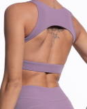 Ladies Fashion New Style Nude Fitness Bra Low Waist Sports Pants Set S-L