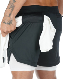 Men's Fashion New Life Hot Quick Dry Sports Training Fitness Shorts M-5XL
