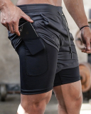 Men's Fashion New Life Hot Quick Dry Sports Training Fitness Shorts M-5XL