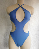 Hot Sale Sexy Hollow Out Criss Cross High Cut High Waist Women One-piece Swimsuit White Black Yellow Blue S-4XL Plus Size Bikini