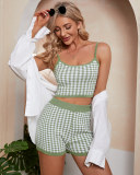 Knitted Women Summer Fashion Hot Sale Summer Two Piece Short Set S-XL