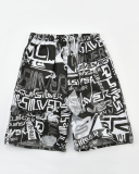 Quick-drying Printed Shorts Men's Casual Sports Five-point Pants Loose Plus Size Shorts