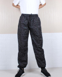 Ladies Fashion Cartoon Mushroom Print Color Reflective Pants Men's Hip Hop S-3XL