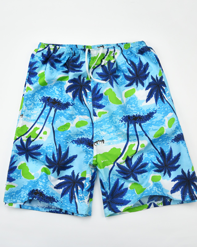 Quick-drying Printed Shorts Men's Casual Sports Five-point Pants Loose Plus Size Shorts
