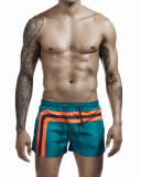 Men's Casual Trendy Home Loose Quick-drying Tropical Style Stripes With Intranet White Green Black Deep Blue Orange M-2XL