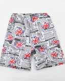 Quick-drying Printed Shorts Men's Casual Sports Five-point Pants Loose Plus Size Shorts