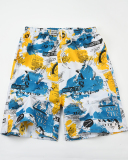 Quick-drying Printed Shorts Men's Casual Sports Five-point Pants Loose Plus Size Shorts