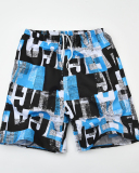 Quick-drying Printed Shorts Men's Casual Sports Five-point Pants Loose Plus Size Shorts