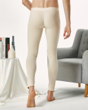 Autumn & Winter New Men's Comfortable Plain Color Warm Long Solid color Legging M-2XL