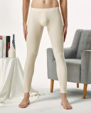 Autumn & Winter New Men's Comfortable Plain Color Warm Long Solid color Legging M-2XL