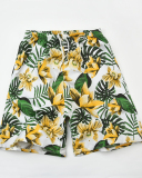 Quick-drying Printed Shorts Men's Casual Sports Five-point Pants Loose Plus Size Shorts