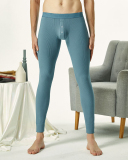 Autumn & Winter New Men's Comfortable Plain Color Warm Long Solid color Legging M-2XL
