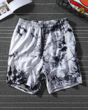 Men Tie Dye Sporty Short Pants M-2XL 