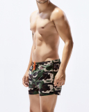 Summer Beach Wear Sports Loose Camo Men's Shorts Green Blue S-XL