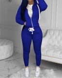 Women Long Sleeve Hoodies Zipper Slim Pants Sets Two Pieces Outfit Pink Yellow Orange Gray Black Rose Red Blue Brown Army Green Wine Red Khaki XS-5XL